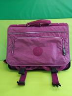 Cartable Kipling Linus Fushia, Enlèvement ou Envoi, 30 à 40 cm, Autres couleurs, Utilisé