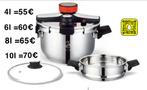 Cocotte inox, Inox, Nieuw, Keramische plaat, Ophalen