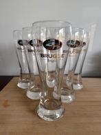 6 Bierglazen - Brugge Trippel., Ophalen, Zo goed als nieuw, Bierglas