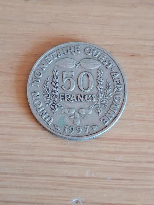 WEST AFRIKAANSE STATEN 50 Francs 1997 - Gereserveerd GVDijck, Postzegels en Munten, Munten | Afrika, Losse munt, Overige landen