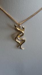 Slangenhanger in 18kt geelgoud, Ophalen of Verzenden, Nieuw, Geel, Goud