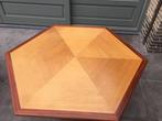 Octogonale tafel uit tropisch hardhout, Huis en Inrichting, Overige vormen, 100 tot 150 cm, 100 tot 150 cm, Gebruikt