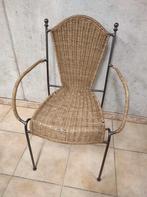 gietijzeren stoelen, Ophalen, Zwart, Riet of Rotan, Vijf, Zes of meer stoelen
