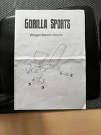 Gorilla sports Verstelbare en multifunctionele bank, Sport en Fitness, Ophalen, Zo goed als nieuw, Armen, Fitnessbank