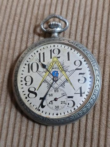 Montre de gousset Franc-Maçonnique Vrijmetselaar  beschikbaar voor biedingen