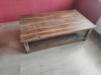 Massief houten salontafel, Huis en Inrichting, Tafels | Salontafels, Ophalen, Gebruikt
