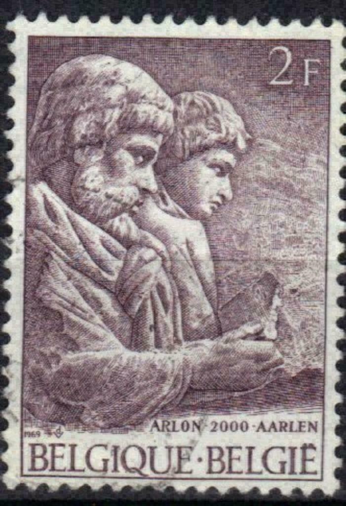 Belgie 1969 - Yvert/OBP 1486 - 2e millennium van Aarlen (ST), Postzegels en Munten, Postzegels | Europa | België, Gestempeld, Kunst