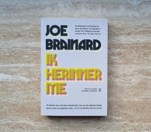 Ik herinner me, autobiografisch verhaal van Joe Brainard, Livres, Biographies, Neuf, Art et Culture, Envoi