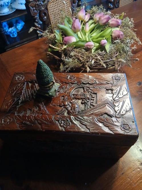 vintage decoratief boompje Mooie staat, Verzamelen, Beelden en Beeldjes, Gebruikt, Ophalen of Verzenden