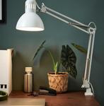 Lampe de bureau blanche, Design, Comme neuf, Enlèvement, Métal