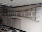 Alu ineenschuifbare ladder, Doe-het-zelf en Bouw, Ladders en Trappen, Ophalen, Zo goed als nieuw, Ladder, 4 meter of meer