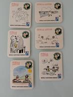 Stella Artois 6x verschillende 1986 cartoon festival, Verzamelen, Biermerken, Ophalen, Gebruikt, Stella Artois