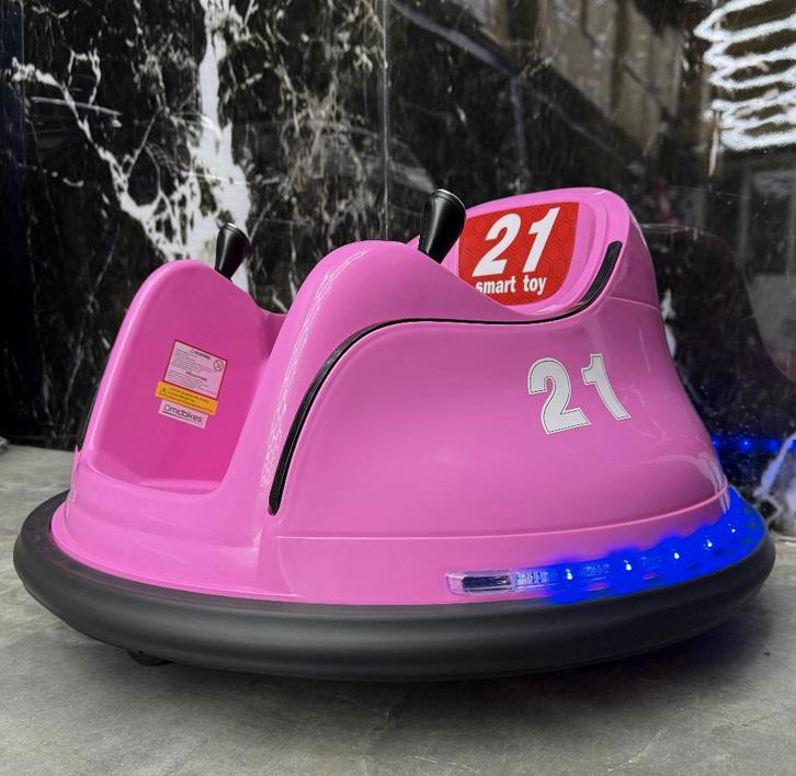 Elektrische bumper car bots auto roze - Afstandsbediening, Enfants & Bébés, Jouets | Extérieur | Véhicules à batterie, Neuf, Enlèvement ou Envoi