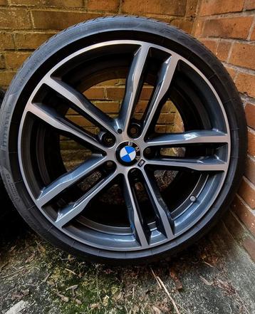 Bmw velgen 19inch 704m met zomerbanden 3 serie 4 serie, Auto-onderdelen, Banden en Velgen, Ophalen, Zomerbanden, Banden en Velgen