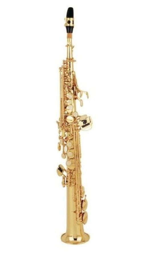 sopraan saxofoon, Muziek en Instrumenten, Blaasinstrumenten | Saxofoons, Nieuw, Sopraan, Met koffer, Ophalen