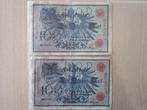Bankbiljetten Duitsland Reichsbanknote 100 Mark, Ophalen of Verzenden, Duitsland
