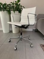 Vitra eames ea117 wit leer en chroom top staat, Ophalen of Verzenden