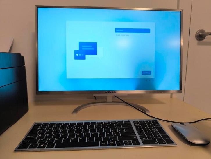 Medion all in one pc voor normaal gebruik, Informatique & Logiciels, Ordinateurs de bureau, Utilisé, Moins de 2 Ghz, HDD, 4 GB