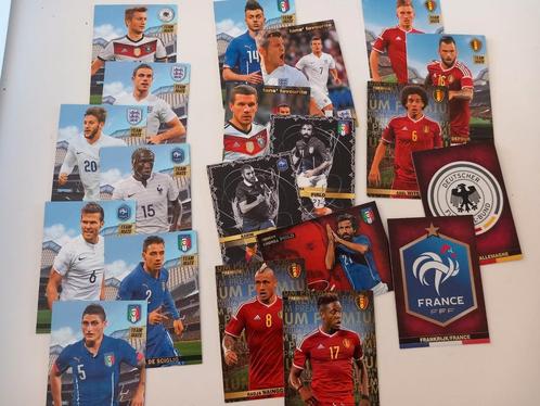 20x Cartes à Collectionner Road to France Football European, Collections, Articles de Sport & Football, Comme neuf, Affiche, Image ou Autocollant