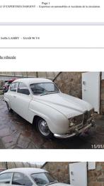 Door Saab 96V 4 1967, Voorwielaandrijving, 4 zetels, Beige, Overige bekleding