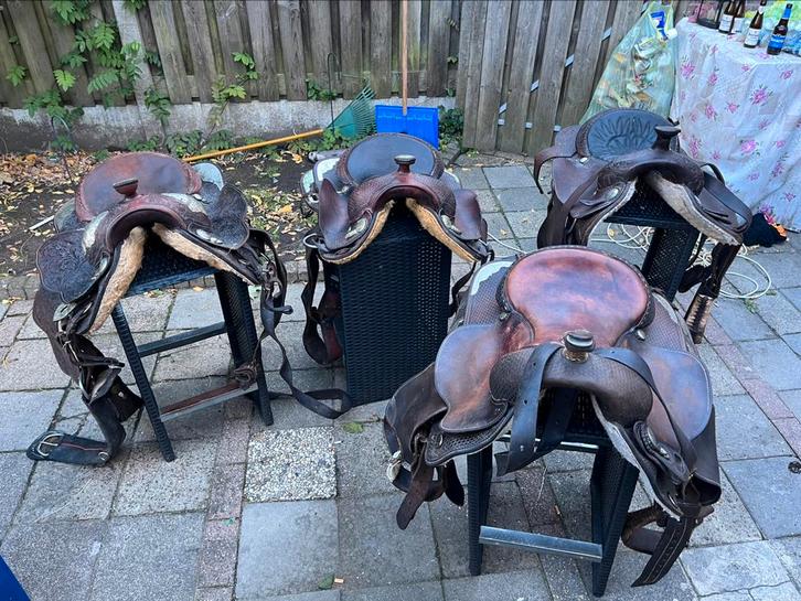 Western billy cook zadels, Dieren en Toebehoren, Paarden en Pony's | Zadels, Gebruikt, Western, Ophalen of Verzenden
