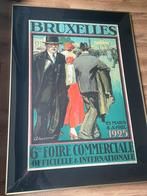 Art deco poster, Verzamelen, Ophalen, Met lijst, Deurposter of groter, Reclame
