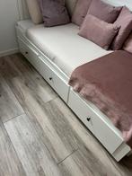 Bedbank, Ophalen, Gebruikt, Eenpersoons, Wit