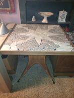 belle table mosaique marbre et granit, Enlèvement, Comme neuf