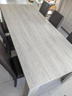 Grote stevige eettafel, Huis en Inrichting, Ophalen, 200 cm of meer, 50 tot 100 cm, Zo goed als nieuw