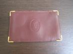 Cartier kaarten of documenten houder, Ophalen of Verzenden, Rood, Leder