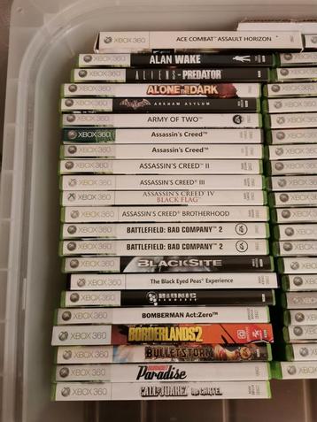 Groot lot 90 Xbox 360 games de meeste zijn  in nieuwstaat!!! beschikbaar voor biedingen