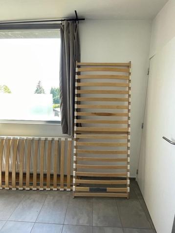 Lattenbodem 2X 80x200, Huis en Inrichting, Slaapkamer | Matrassen en Bedbodems, Ophalen, Gebruikt, Eenpersoons, 80 cm