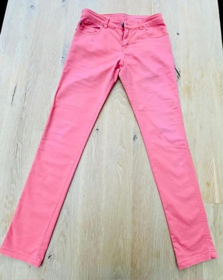 Licht Warm Roze Stretch Broek – Maat 36, Kleding | Dames, Spijkerbroeken en Jeans, Gedragen, W28 - W29 (confectie 36), Overige kleuren