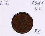 2 cents 1911 flamands, Enlèvement ou Envoi, Monnaie en vrac, Métal