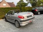 Peugeot 206 Cabrio 1.6 | LEDER |, Auto's, Peugeot, 4 zetels, Zwart, 4 cilinders, Cabriolet