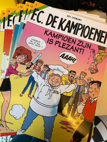 Verschillende strips FC De Kampioenen beschikbaar voor biedingen