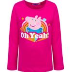 Peppa Pig Longsleeve Shirt Fuchsia - Mt 104-110-116 - Katoen, Enfants & Bébés, Vêtements enfant | Taille 110, Enlèvement ou Envoi
