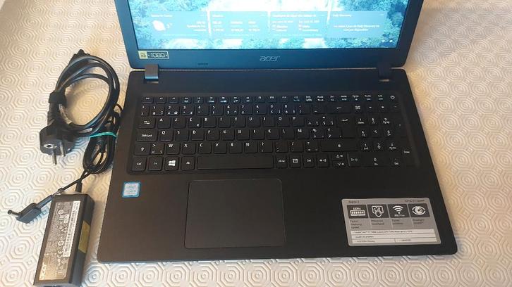 Acer Port.Aspire A315-51 15,6 i5 2,5GHz 4GB SSD128GoWin11Pro, Computers en Software, Windows Laptops, Refurbished, 15 inch, SSD