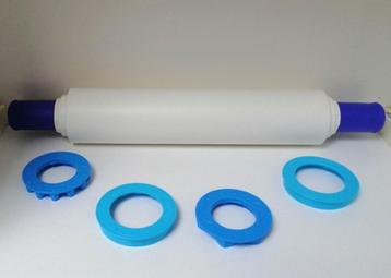 Tupperware Roll + Bakvormen - Blauw
