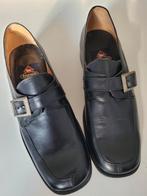 Nieuwe zwarte leren gespschoenen van het merk Trotters 44, Kleding | Heren, Schoenen, Zo goed als nieuw, Zwart, Ophalen, Gespschoenen