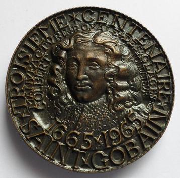 Medal - 300 years of saint gobain glass industry 1665 - 1965 beschikbaar voor biedingen