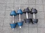 halters, Sport en Fitness, Ophalen, Gebruikt, Benen, Halterset