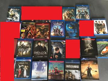 Verschillende blu-rays  beschikbaar voor biedingen