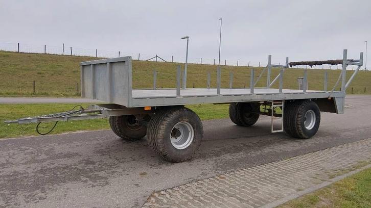 Als nieuw bandenwagen 15ton (bj2017) gegalvaniseer, Zakelijke goederen, Landbouw | Tractoren, Overige merken, Gebruikt