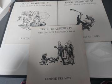 lot de 3 brick bradford  tome 4-5-6, Enlèvement ou Envoi, Utilisé