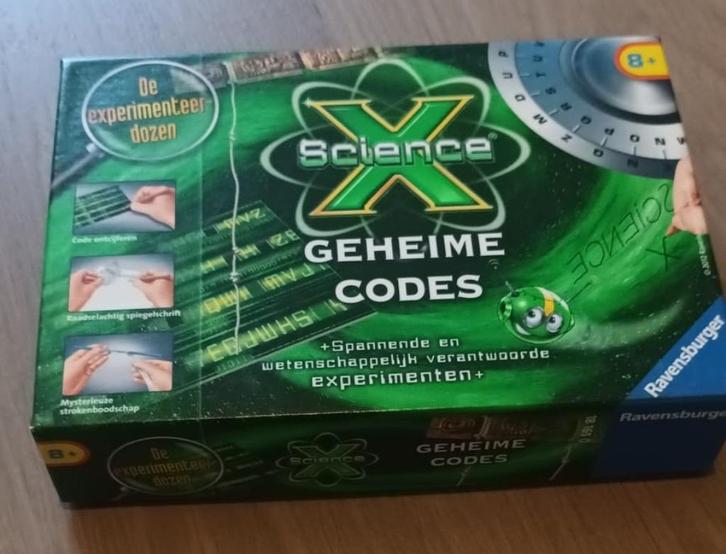 Geheime Codes Science X (Ravensburger), Kinderen en Baby's, Speelgoed | Educatief en Creatief, Zo goed als nieuw, Ontdekken, Ophalen