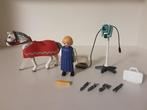 PLaymobil dierenarts met paard en röntgenapparaat, Kinderen en Baby's, Ophalen of Verzenden, Zo goed als nieuw, Complete set