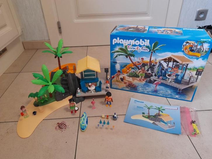 PLAYMOBIL Vakantie-eiland met strandbar 6979, Enfants & Bébés, Jouets | Playmobil, Comme neuf, Ensemble complet, Enlèvement ou Envoi