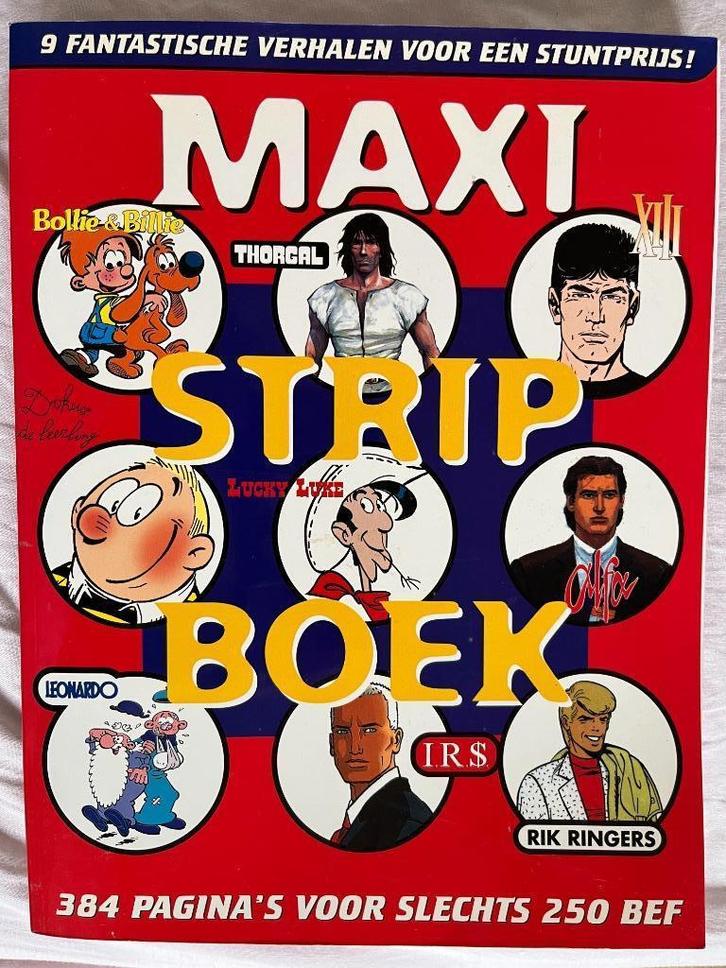 Maxi Stripboek bestaande uit 9 strips, Boeken, Stripverhalen, Zo goed als nieuw, Eén stripboek, Ophalen