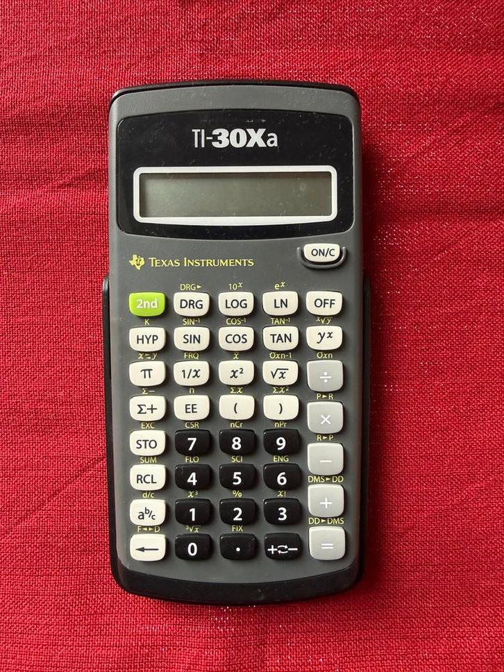 Calculatrice (rekenmachine) Texas Instruments TI-30XA, Divers, Calculatrices, Comme neuf, Enlèvement